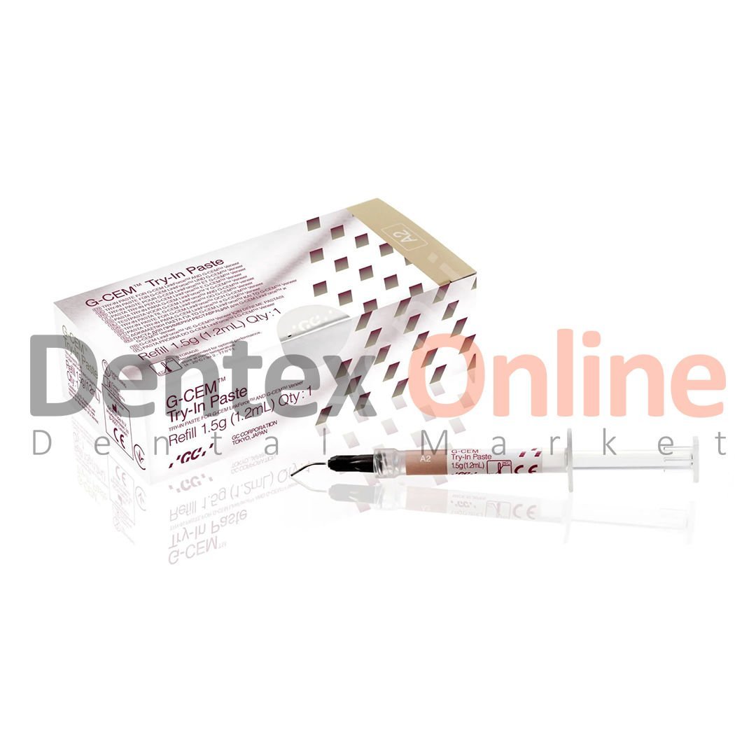 G-CEM Try-in Paste, 2.2 mL (A2, Translucent, Opaque Bleach)