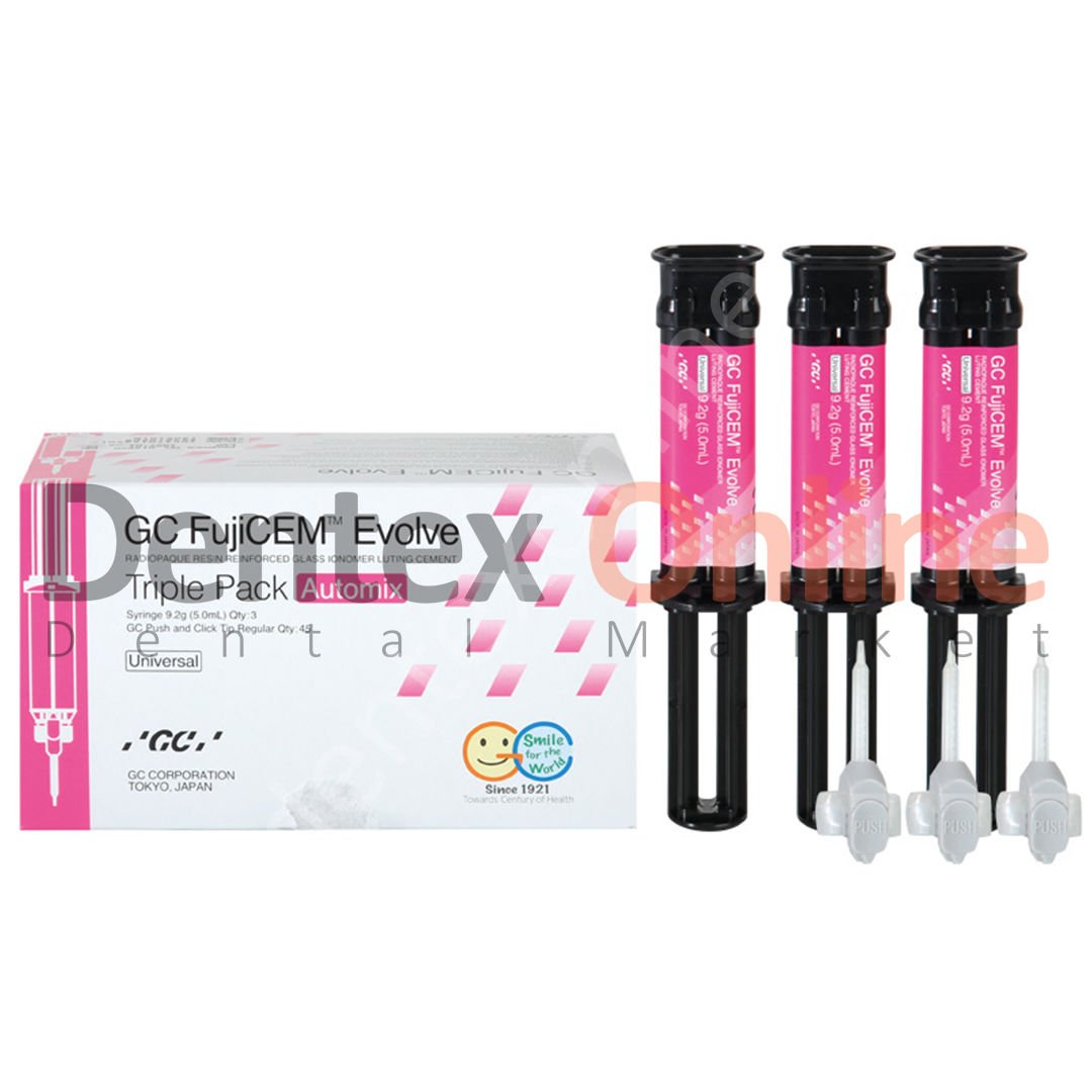 FujiCEM - Evolve Triple Pack - Automix (3 adet şırınga 5 mL - 45 adet karıştırma ucu)