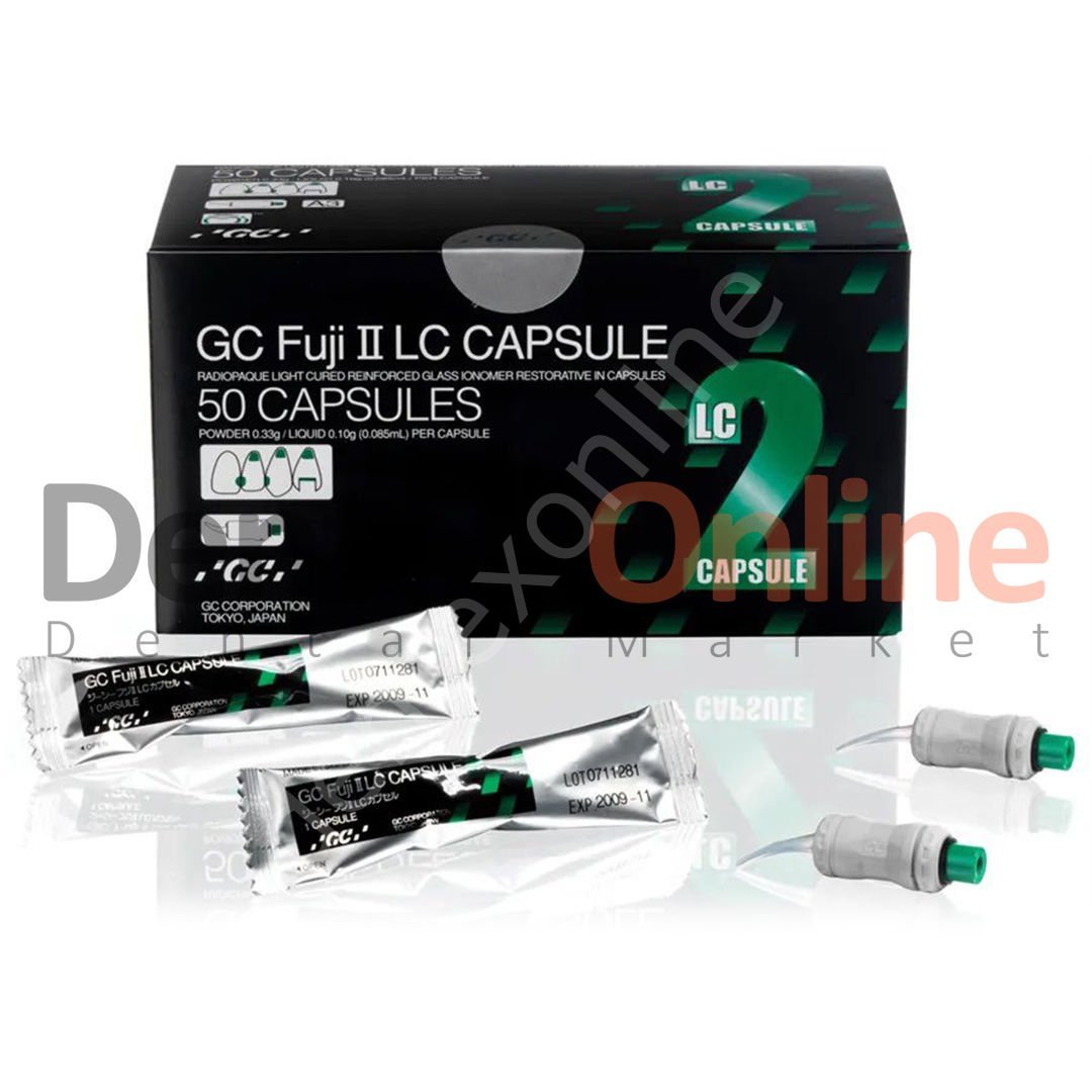 GC Fuji II, LC Improved, 50 Capsules, A2