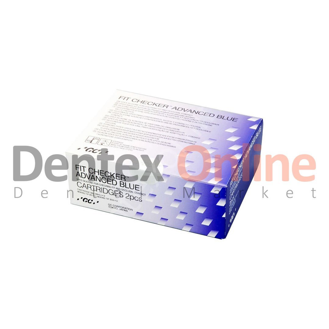 GC FIT CHECKER ADVANCED BLUE, Cartridges (2x56g), Blue